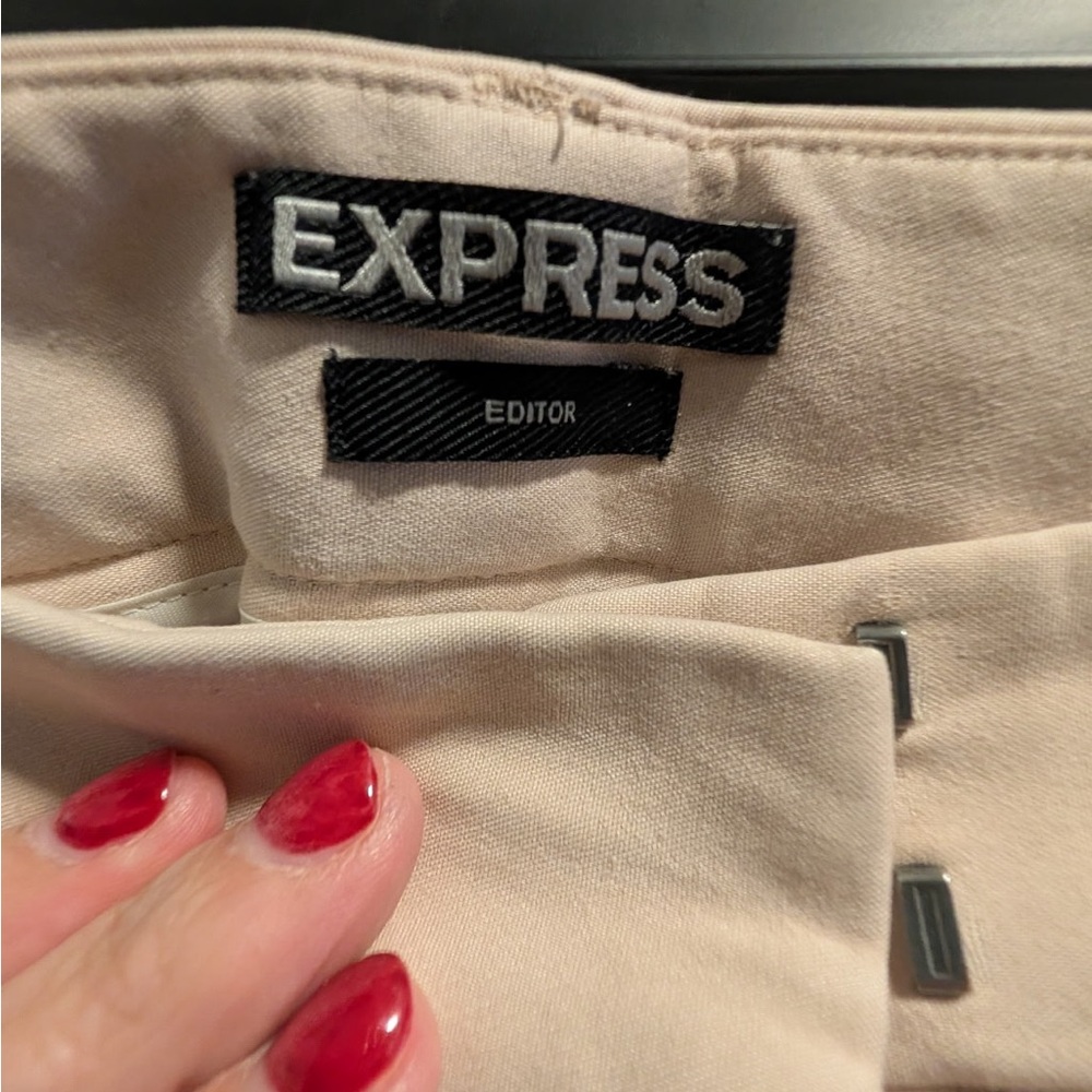 Express Editor Beige Trousers